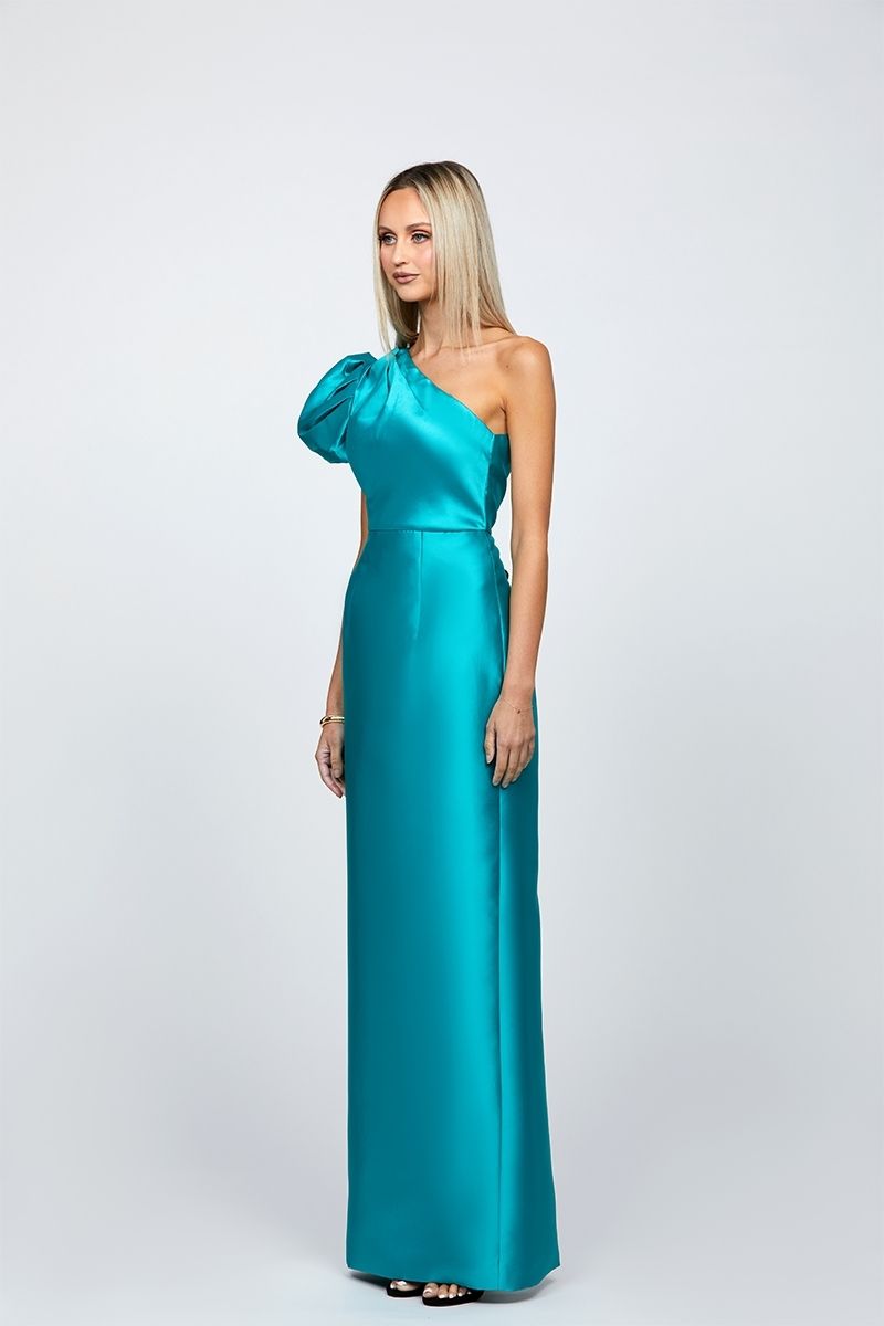 MARCHESA ONE SHOULDER GOWN - CULT MIA