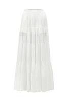 Arti Apparel VIOREIN Maxi Skirt in flowy fabric with a high waist and elegant length, perfect for casual or dressy occasions.