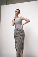 TONYY Mercury Flow midi dress featuring a stylish, flowing design with a fitted waist and elegant midi length.
