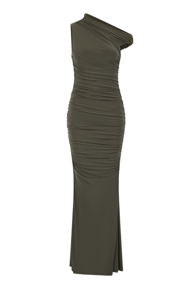 DAHLIA MAXI DRESS IN GREEN - CULT MIA
