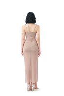 Do Long Opal Dune Maxi Dress featuring a flowing, patterned fabric and sleeveless design, perfect for summer or casual wear.