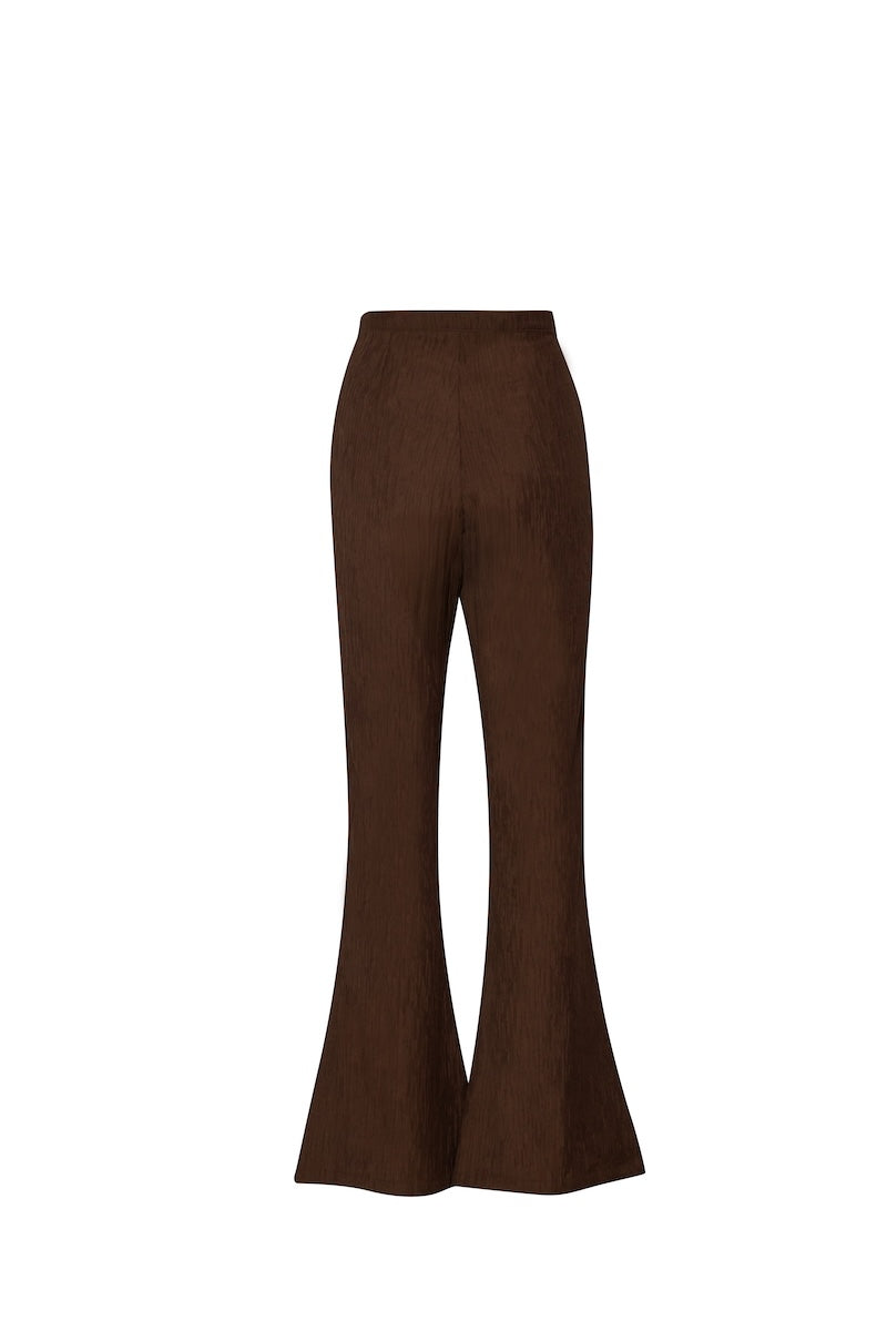 Baobab Louise pants in espresso color, stylish and comfortable women's pants with a tailored fit, shown in the product image.