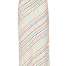 Summer Away Cefalù woven stripe maxi skirt with flowing fabric and vibrant striped pattern, perfect for summer wear.