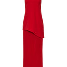 Baobab Gaia Maxi Dress in fiery red with flowing fabric and sleeveless design, perfect for summer or casual occasions.
