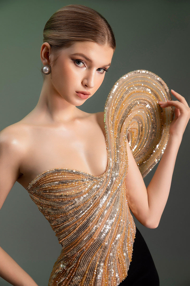BLACK TIE MAJESTY GOWN | CULT MIA | Le Thanh Hoa BLACK TIE MAJESTY GOWN | CULT MIA | Le Thanh Hoa