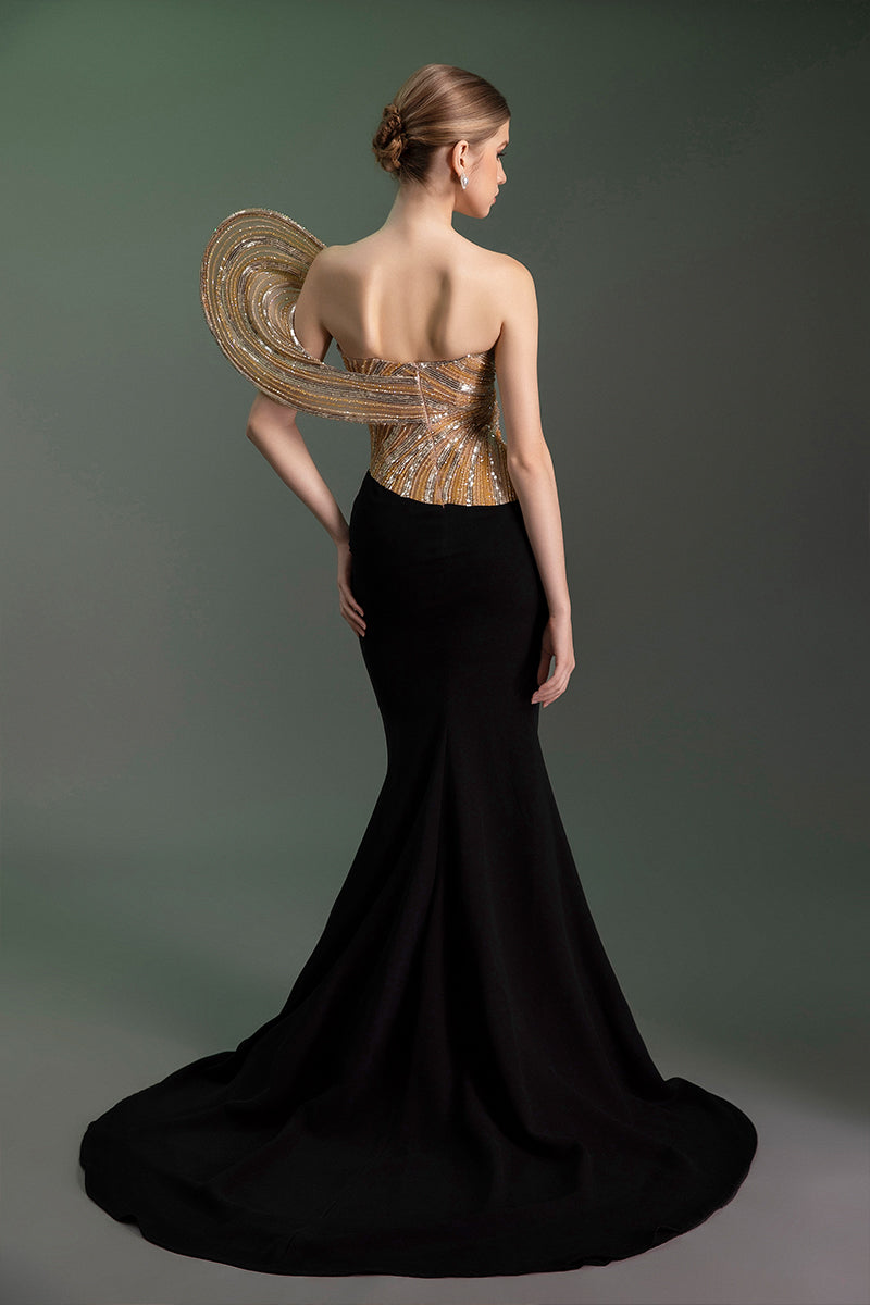 BLACK TIE MAJESTY GOWN | CULT MIA