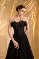 Le Thanh Hoa Nancy halter neck gown featuring elegant fabric and a flowing silhouette, perfect for formal occasions.