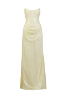 Deme By Gabriella Giselle Gown in elegant fabric, featuring a flowing silhouette and intricate details for formal occasions.