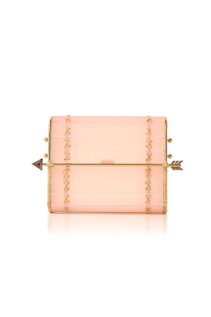 Pink Waiwai Rio Seringueira bag, stylish shoulder bag with a sleek design, perfect for casual and trendy outfits.