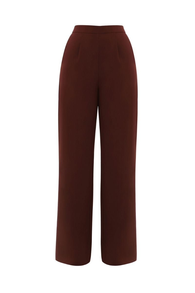 ATTA BOOTCUT PANTS IN CINNAMON - CULT MIA