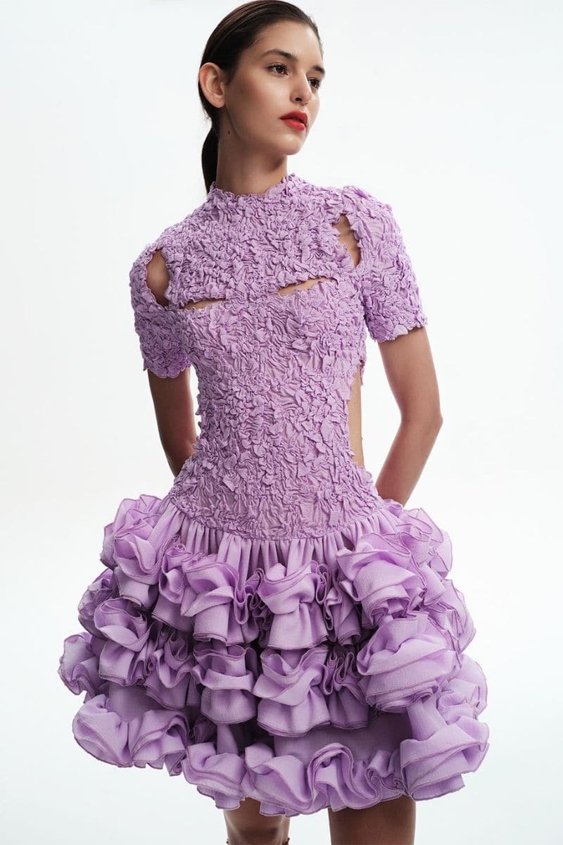 LILAC ZURI MINI DRESS - CULT MIA