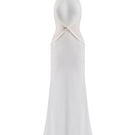 Maison Des Copains XANTHEIR mermaid floor-length white gown with elegant fit and flowing fabric, perfect for formal occasions.