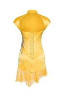 IKINITA THE SUN mini dress displayed on a model featuring a stylish, lightweight design perfect for warm weather.