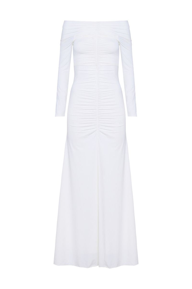 TREASURE DRESS IN OFF WHITE - CULT MIA