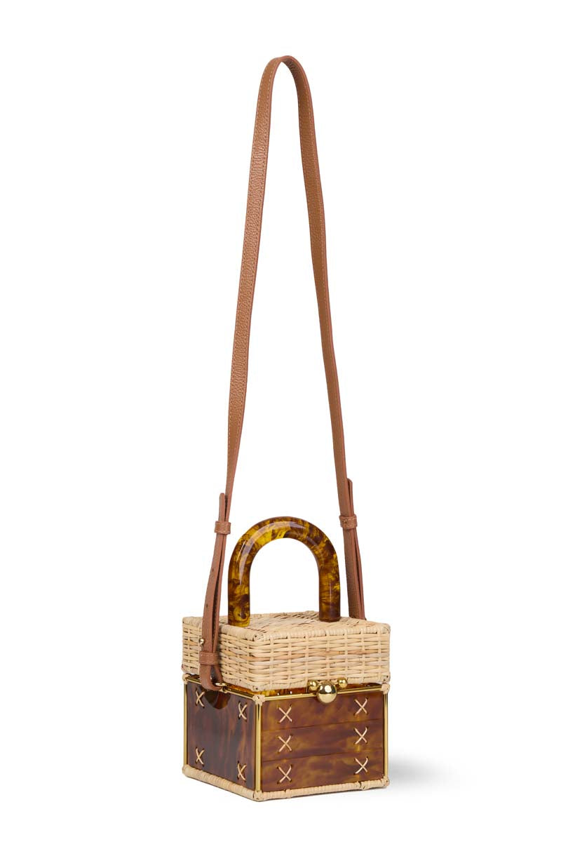 CACAU TURTLE TOP HANDLE BAG - CULT MIA