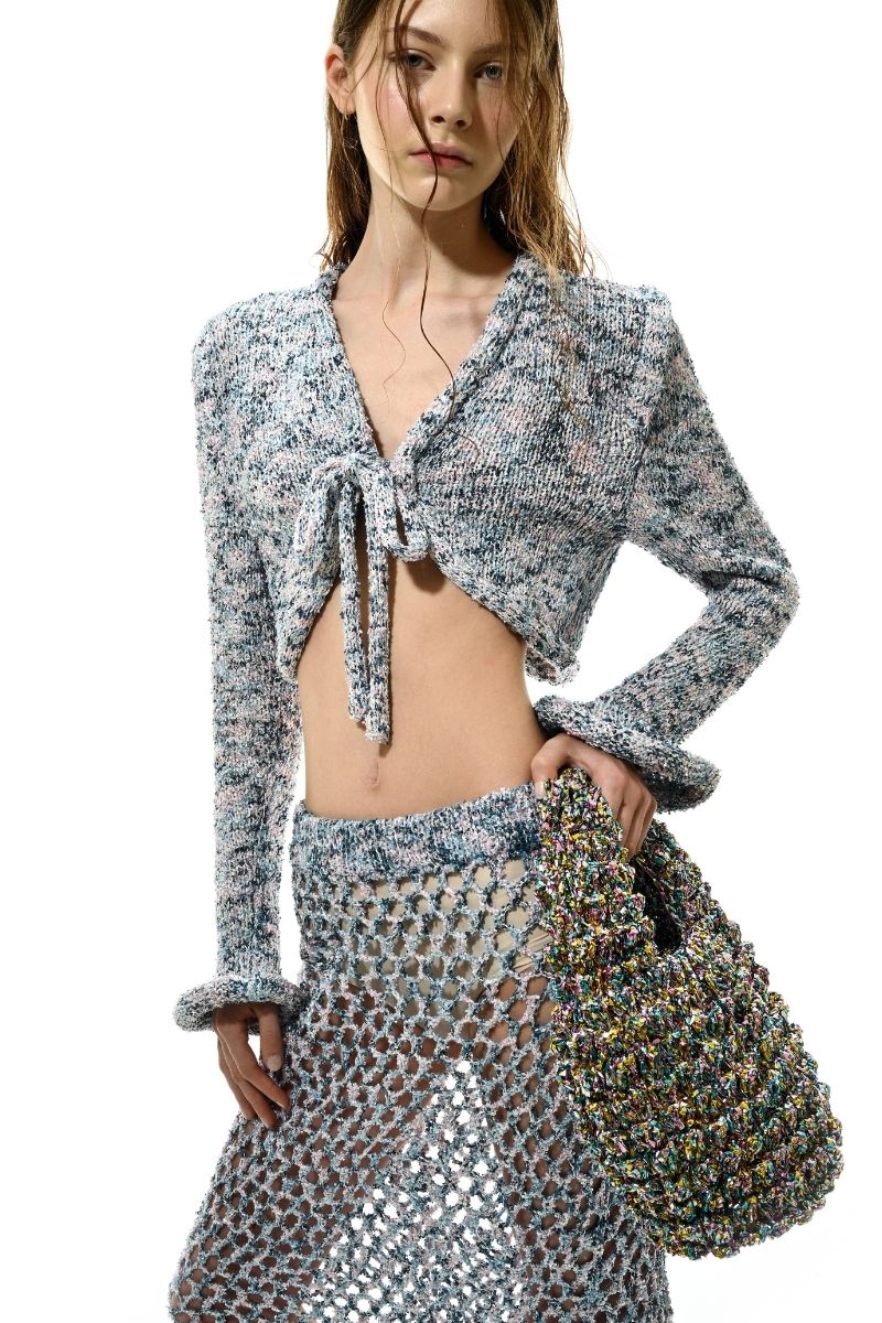 SIRENA MAXI SKIRT IN BLUE - CULT MIA