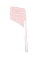 Suncillo Giada pink mini skirt with a fitted waistband and stylish short length, perfect for casual or chic outfits.