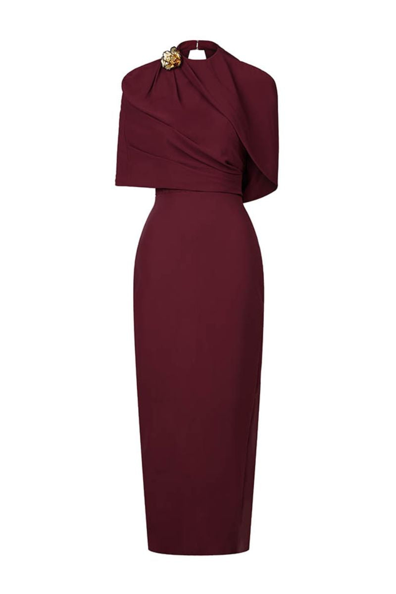 MOAZ DRESS IN RED - CULT MIA