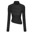 Nana Jacqueline Verena top in black, sleeveless blouse with a relaxed fit and round neckline, displayed on a neutral background.