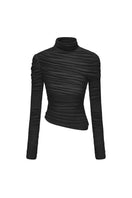 Nana Jacqueline Verena top in black, sleeveless blouse with a relaxed fit and round neckline, displayed on a neutral background.
