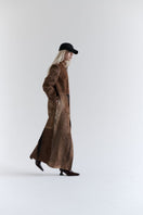 ZUT Flemington leather coat, stylish men's outerwear with a smooth leather finish and classic collar, shown on a hanger.