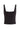 BLACK STRETCH WOOL CREPE BUSTIER