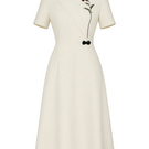 White Plan Donny Midi Dress, elegant sleeveless dress with a flowy silhouette and stylish design, perfect for summer or special occasions.