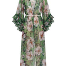 Nur Karaata Havana Glow beach cover-up dress featuring a flowing, lightweight fabric perfect for seaside wear.