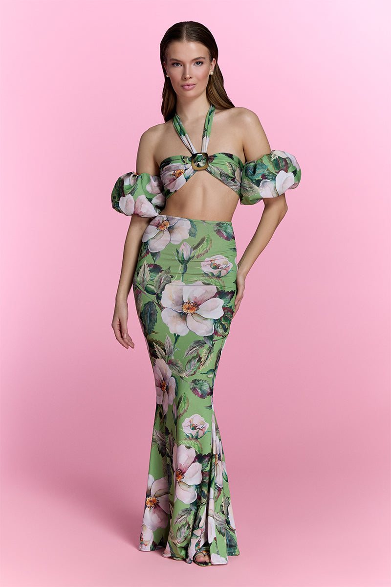 Nur Karaata Oceanette Set co-ord with matching top and pants in stylish fabric, perfect for casual or semi-formal wear.