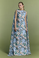 Nur Karaata Whisper Wind gown featuring flowing fabric and elegant design, perfect for formal occasions or evening wear.