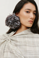 Leica twisted plaid top featuring a stylish pattern and relaxed fit, perfect for casual wear.