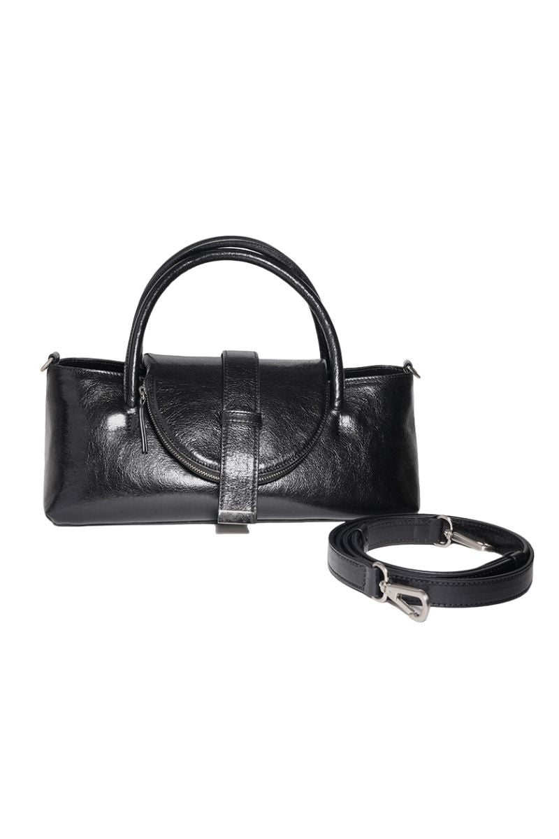 CASSEL BLACK TOTE BAG IN BLACK