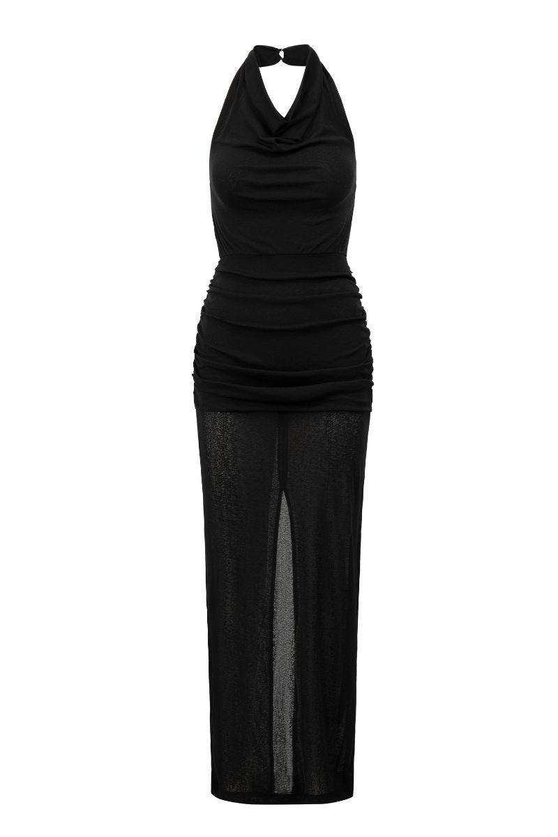 HONEY DIJON DRESS IN BLACK - CULT MIA