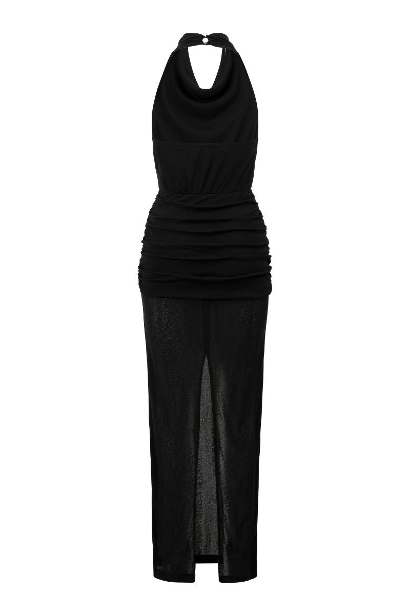 HONEY DIJON DRESS IN BLACK - CULT MIA