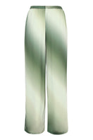 Summer Away LEON pants in sage ombre with a relaxed fit, featuring a soft, gradient green fabric and casual style.
