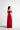 SYLVIE RED CUT-OUT MAXI DRESS WITH CROCHET FLOWER DETAILING | Deme By Gabriella | CULT MIA