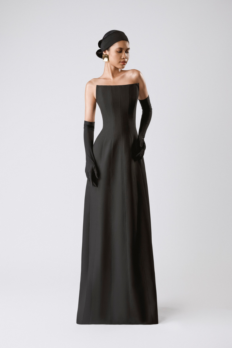 VELVET RISE MAXI DRESS