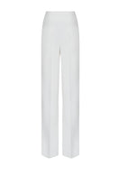 White Cardiff pants by Lekieu, stylish and comfortable women's pants shown on a model in the product image.