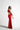 SYLVIE RED CUT-OUT MAXI DRESS WITH CROCHET FLOWER DETAILING | Deme By Gabriella | CULT MIA