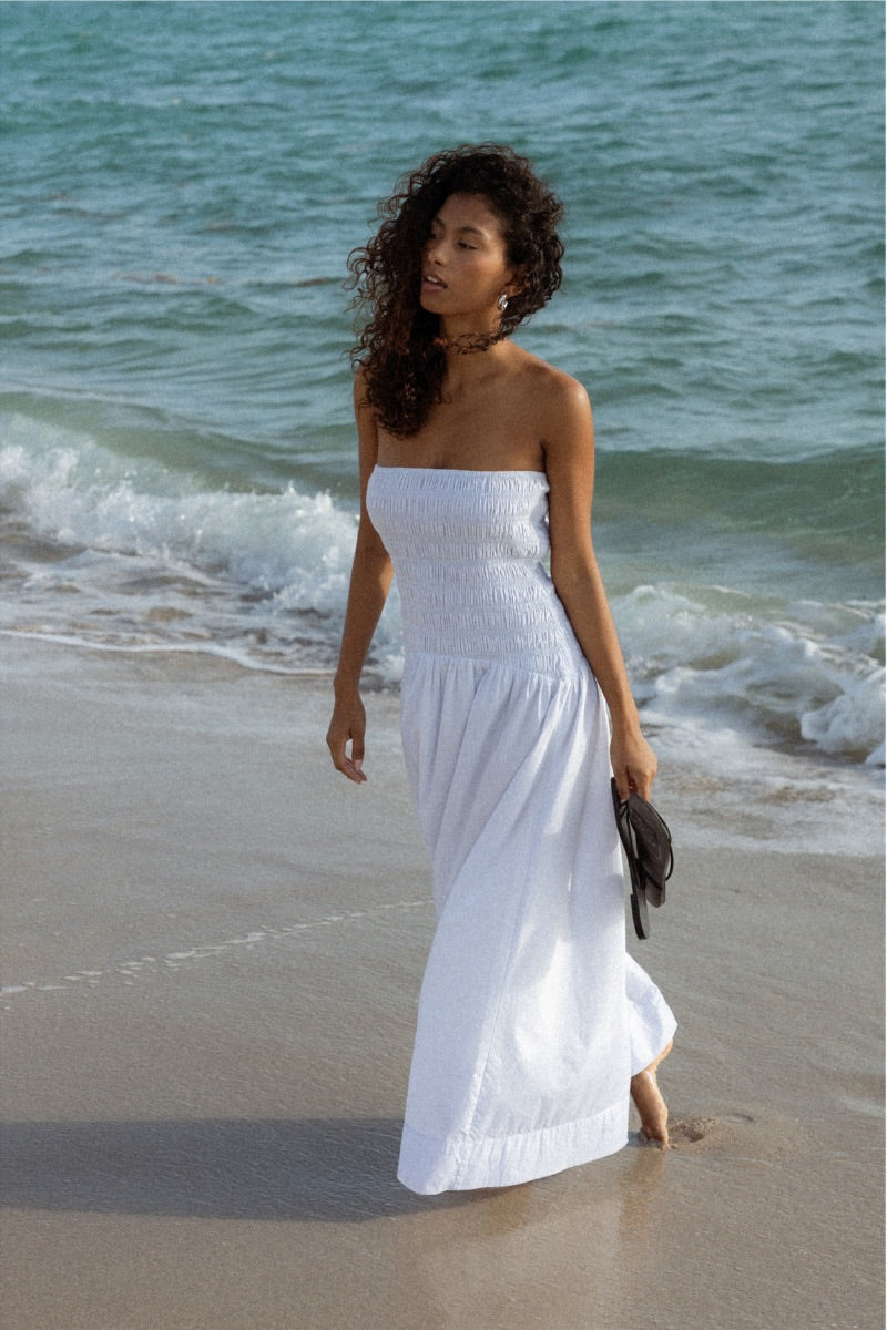 PROVENCE DRESS IN ICE BLUE - CULT MIA