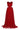 LEONIE SCARLET RED STRAPLESS CUT-OUT MAXI DRESS - CULT MIA