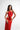 SYLVIE RED CUT-OUT MAXI DRESS WITH CROCHET FLOWER DETAILING | Deme By Gabriella | CULT MIA