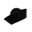 Lalo handmade black knitted hat, cozy and stylish, featuring a textured knit pattern and a snug fit for warmth and comfort.