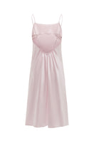 Pink Little Heart strap nightgown by Not Just Pajama, featuring a soft fabric and delicate strap design.