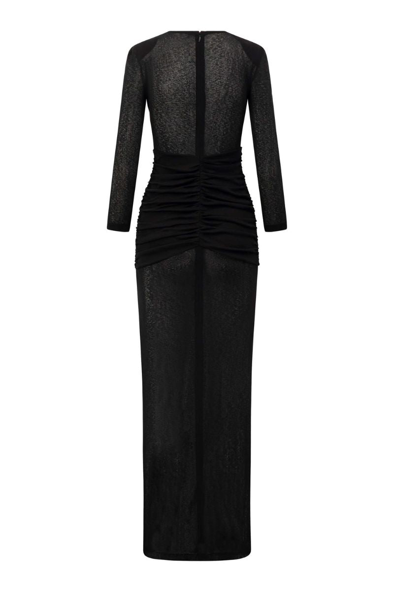 CAPRILA DRESS IN BLACK - CULT MIA