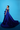 TAYLOR ROYAL BLUE FEATHER TRIMMED GOWN - CULT MIA