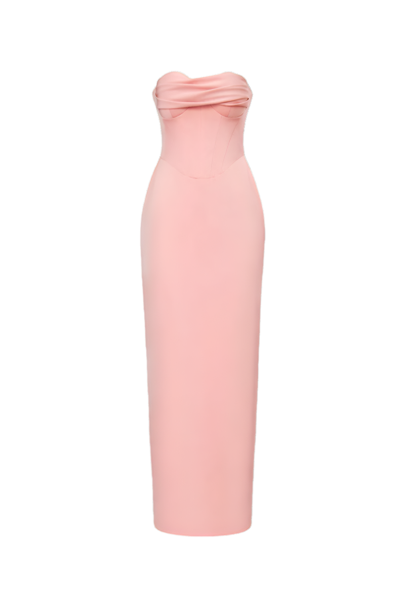 PINK SILKY DRESS - CULT MIA