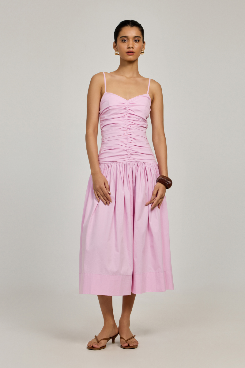 ROBERTA DRESS IN ROSE SHADOW - CULT MIA