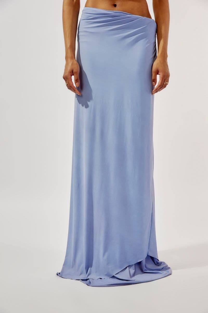ARIEL VERI PERI ASYMMETRIC TOP AND SKIRT SET - CULT MIA