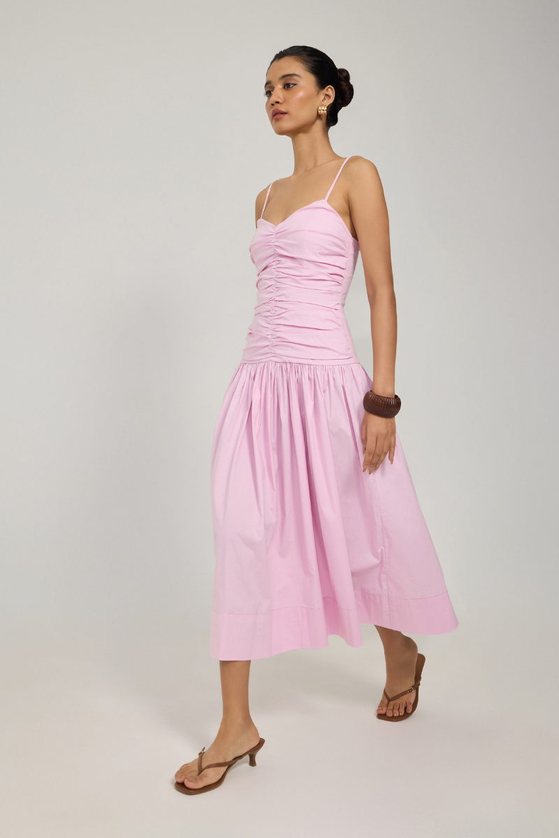 ROBERTA DRESS IN ROSE SHADOW - CULT MIA